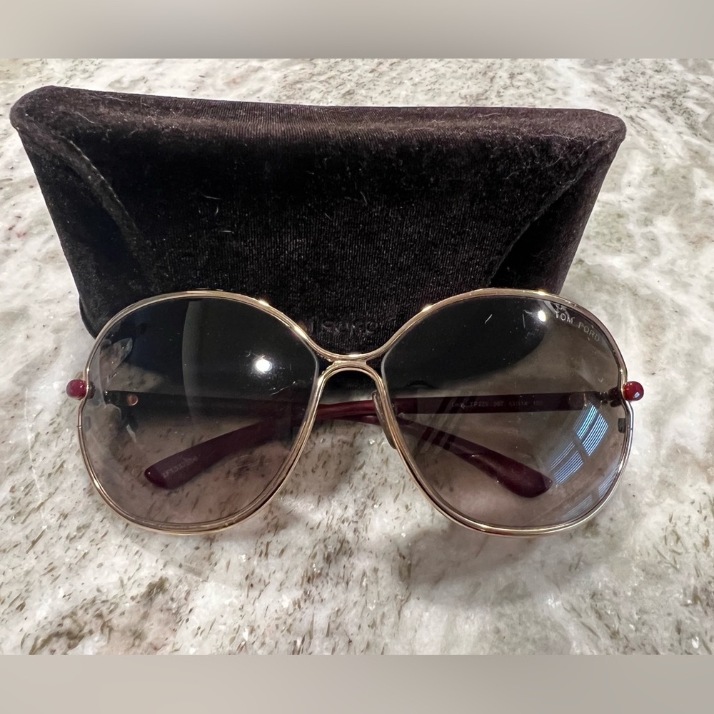Tom Ford Oversize Round Sunglasses